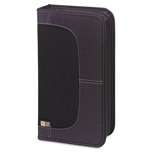 Picture of CD/DVD Wallet, Holds 72 Discs, Black