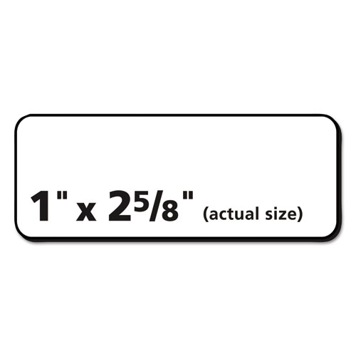 Picture of Easy Peel Mailing Address Labels, Laser, 1 x 2 5/8, White, 3000/Box