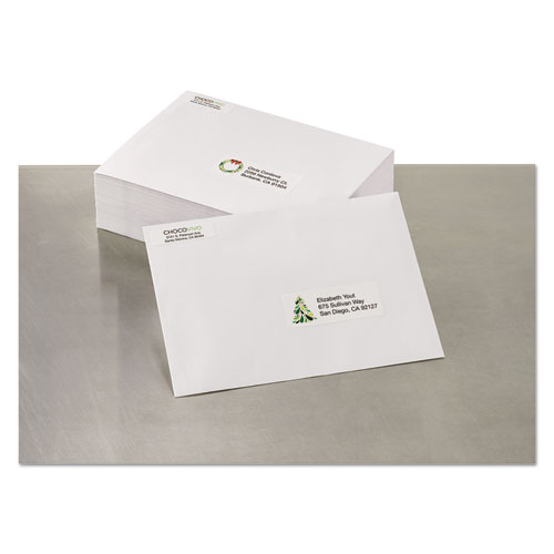 Picture of Easy Peel Mailing Address Labels, Laser, 1 x 2 5/8, White, 3000/Box