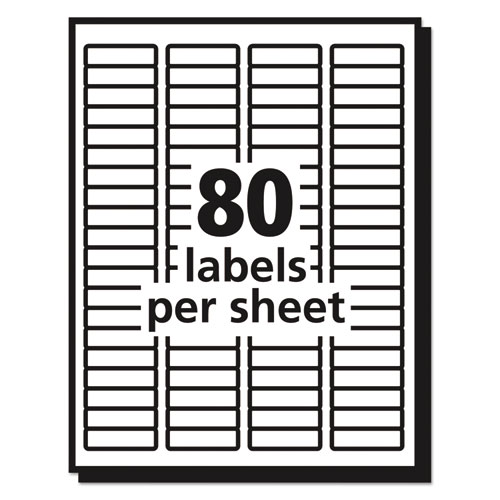 Picture of Matte Clear Shipping Labels, Inkjet Printers, 8.5 x 11, Clear, 25/Pack