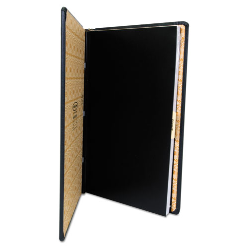 Picture of Looseleaf Corporation Minute Book, 1-Subject, Unruled, Black/Gold Cover, (250) 14 x 8.5 Sheets