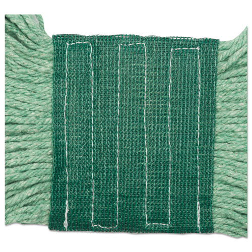 Picture of Super Loop Wet Mop Head, Cotton/Synthetic Fiber, 5" Headband, Medium Size, Green