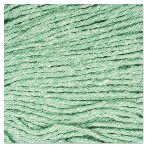 Picture of Super Loop Wet Mop Head, Cotton/Synthetic Fiber, 5" Headband, Medium Size, Green