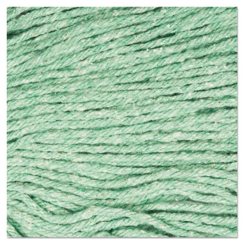 Picture of Super Loop Wet Mop Head, Cotton/Synthetic Fiber, 5" Headband, Large Size, Green