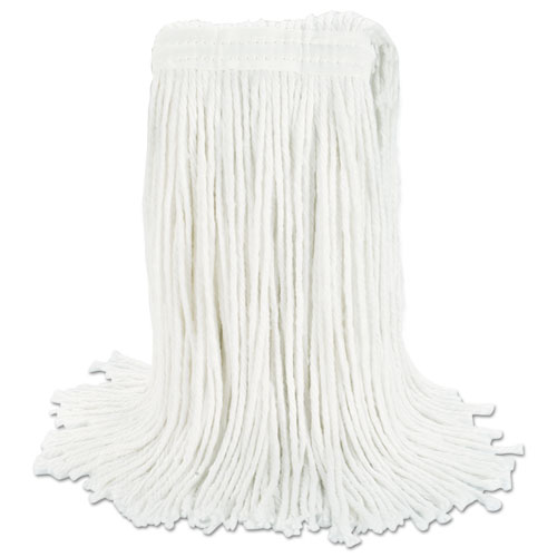 Picture of Cut-End Wet Mop Head, Rayon, No. 24, White