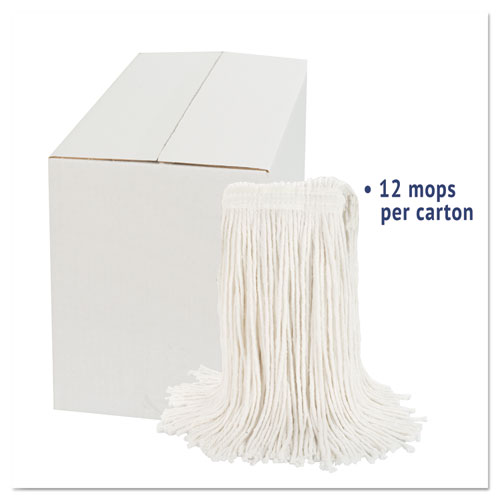 Picture of Cut-End Wet Mop Head, Rayon, No. 20, White, 12/Carton