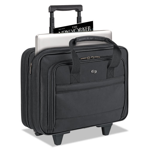 Picture of Classic Rolling Case, Fits Devices Up to 15.6", Ballistic Polyester, 15.94 x 5.9 x 12, Black