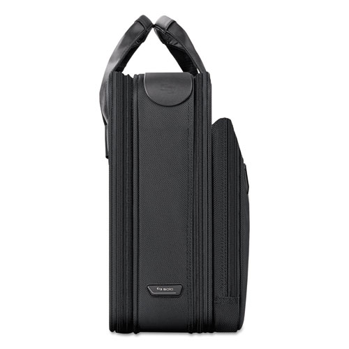 Picture of Classic Smart Strap Briefcase, Fits Devices Up to 16", Ballistic Polyester, 17.5 x 5.5 x 12, Black