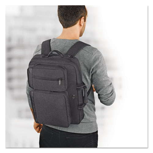 Picture of Urban Hybrid Briefcase, Fits Devices Up to 15.6", Polyester, 16.75" x 4" x 12", Gray