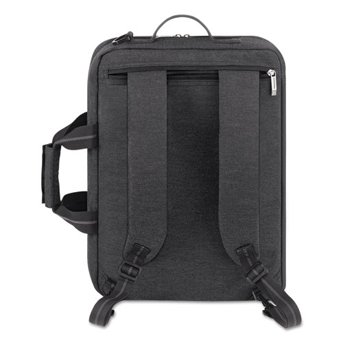 Picture of Urban Hybrid Briefcase, Fits Devices Up to 15.6", Polyester, 16.75" x 4" x 12", Gray