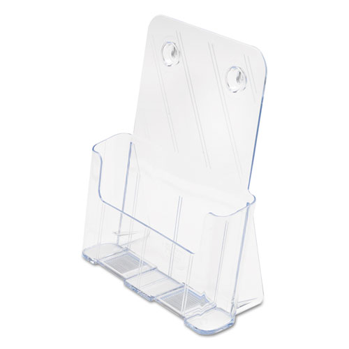Picture of DocuHolder for Countertop/Wall-Mount, Magazine, 9.25w x 3.75d x 10.75h, Clear