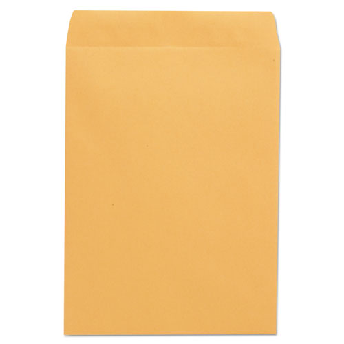 Picture of Catalog Envelope, 24 lb Bond Weight Paper, #10 1/2, Square Flap, Gummed Closure, 9 x 12, Brown Kraft, 250/Box