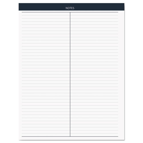 Picture of Recycled Teacher's Planner, Weekly, Two-Page Spread (Seven Classes), 11 x 8.5, Blue Cover