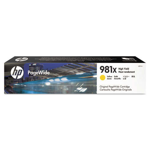 HP+981x%2C+%28l0r11a%29+High-Yield+Yellow+Original+Pagewide+Cartridge