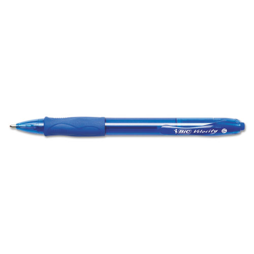 Picture of Velocity Retractable Ballpoint Pen, Blue Ink, 1.6mm, Bold, Dozen