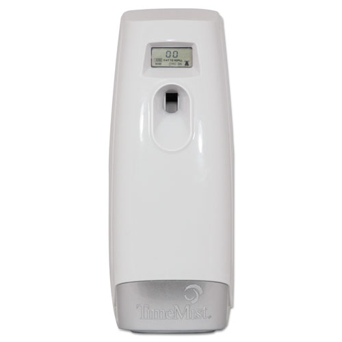 Picture of Plus Metered Aerosol Fragrance Dispenser, 3.4" x 3.4" x 8.25", White