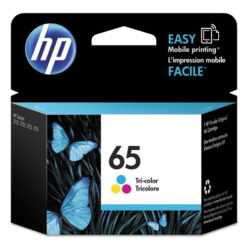 HP+65%2C+%28n9k01an%29+Tri-Color+Original+Ink+Cartridge