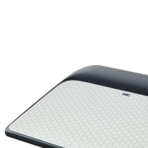 Picture of Mouse Pad with Precise Mousing Surface and Gel Wrist Rest, 8.5 x 9, Gray/Black