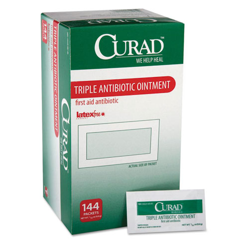 Triple Antibiotic Ointment, 0.9 G Foil Packet, 144/box