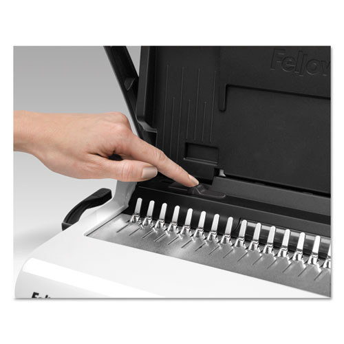 Picture of Star+ 150 Manual Comb Binding Machine, 150 Sheets, 17.69 x 9.81 x 3.13, White