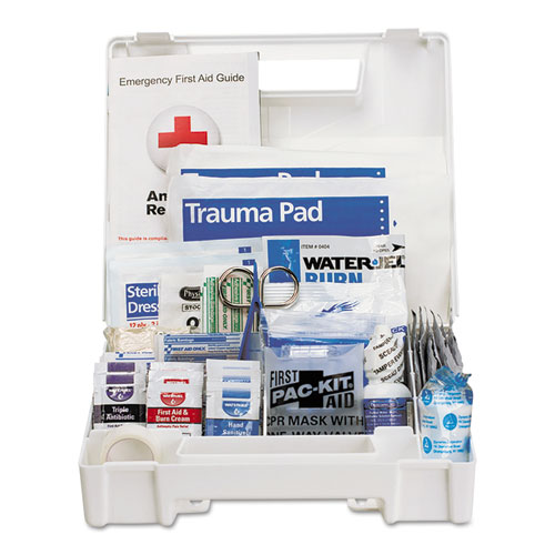 Picture of Type I and II First Aid Kit for 25 People, 141 Pieces, Plastic Case