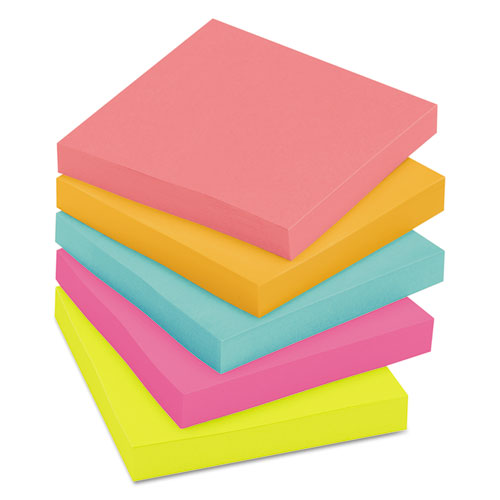 Picture of Original Pads in Cape Town Colors, 3 x 3, 100-Sheet, 5/Pack