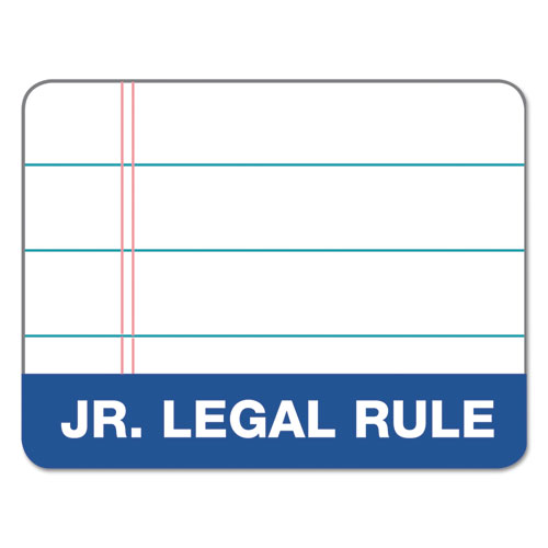 Picture of Docket Ruled Perforated Pads, Narrow Rule, 50 White 5 x 8 Sheets, 6/Pack