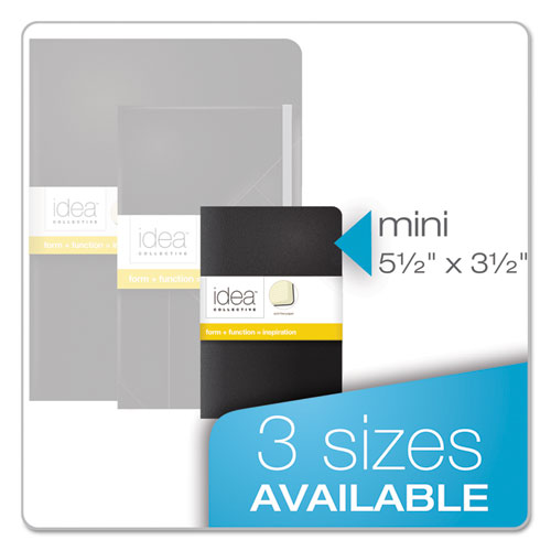 Picture of Idea Collective Journal, Soft Cover, 1-Subject, Wide/Legal Rule, Assorted Cover Colors, (40) 5.5 x 3.5 Sheets, 2/Pack
