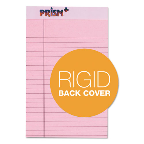 Picture of Prism + Colored Writing Pads, Narrow Rule, 50 Pastel Pink 5 x 8 Sheets, 12/Pack