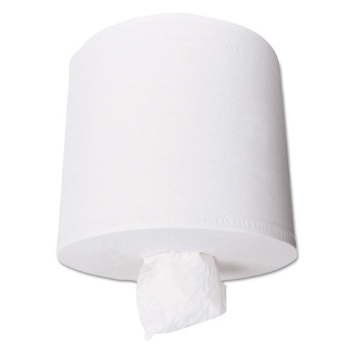 Picture of Essential Center-Pull Towels, Absorbency Pockets, 2-Ply, 8 x 15, White, 500/Roll, 4 Rolls/Carton