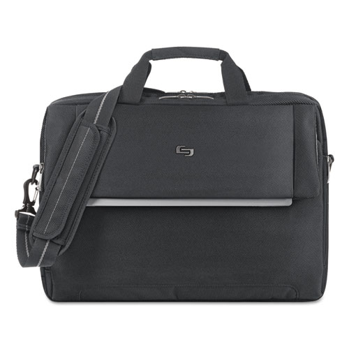Picture of Urban Briefcase, Fits Devices Up to 17.3", Polyester, 16.5 x 3 x 11, Black