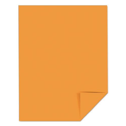 Picture of Color Cardstock, 65lb, 8 1/2 x 11, Cosmic Orange, 250 Sheets