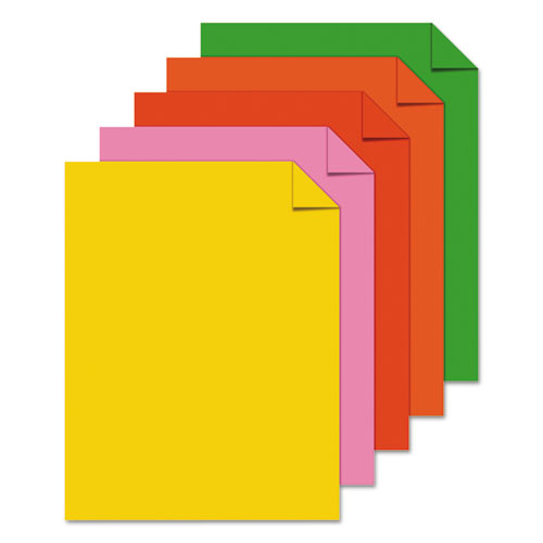 Picture of Color Cardstock -"Vintage" Assortment, 65 lb Cover Weight, 8.5 x 11, Assorted, 250/Pack