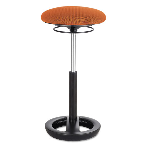 Picture of Twixt Extended-Height Ergonomic Chair, Supports Up to 250 lb, 22" to 32" Seat Height, Orange Seat, Black Base