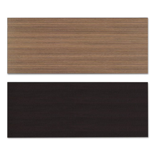 Picture of Reversible Laminate Table Top, Rectangular, 59.38w x 23.63d, Espresso/Walnut