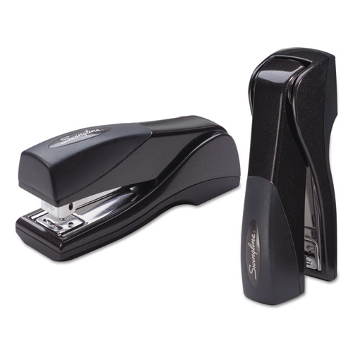 Picture of Optima Grip Compact Stapler, 25-Sheet Capacity, Graphite