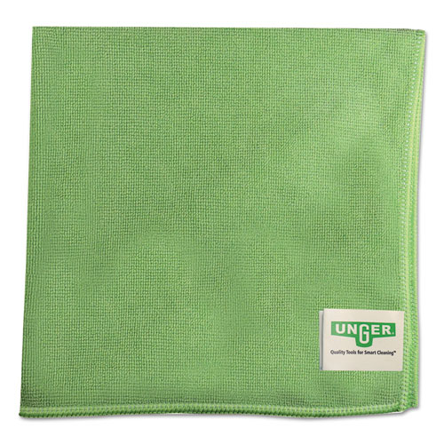 Picture of SmartColor MicroWipes, Microfiber, 16 x 15, Green, 10/Pack