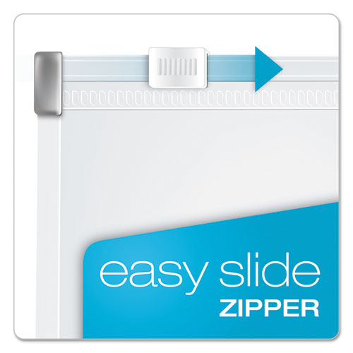 Picture of Expanding Zipper Binder Pockets, 8.5 x 11, Clear, 3/Pack