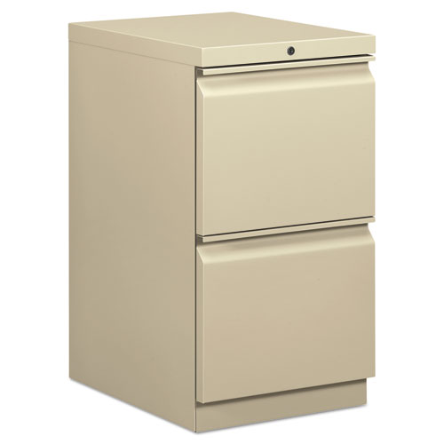 Picture of Mobile Pedestals, Left or Right, 2 Legal/Letter-Size File Drawers, Putty, 15" x 20" x 28"