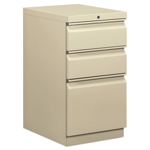 Picture of Mobile Pedestals, Left or Right, 3-Drawers: Box/Box/File, Legal/Letter, Putty, 15" x 20" x 28"