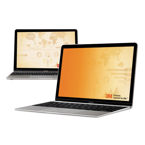 Picture of Gold Frameless Privacy Filter for 12.5" Widescreen Laptop, 16:9 Aspect Ratio