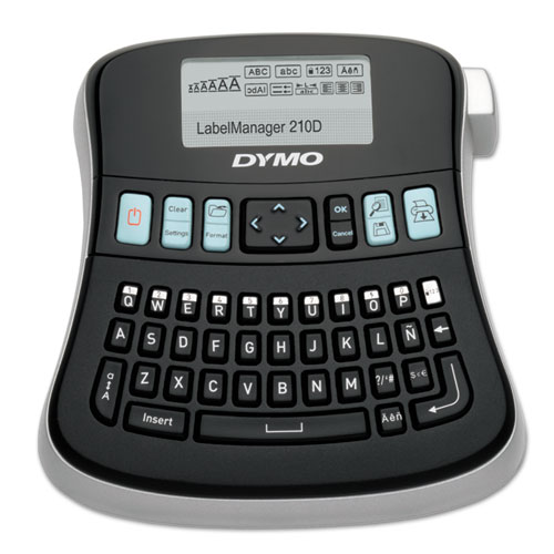 Picture of LabelManager 210D Label Maker, 2 Lines, 6.1 x 6.5 x 2.5