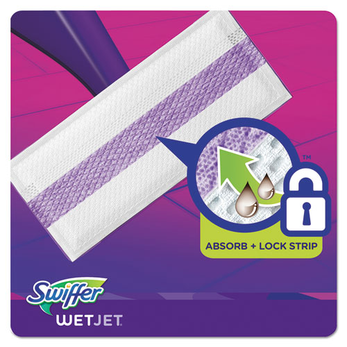 Picture of WetJet System Refill Cloths, 11.3" x 5.4", White, 24/Box