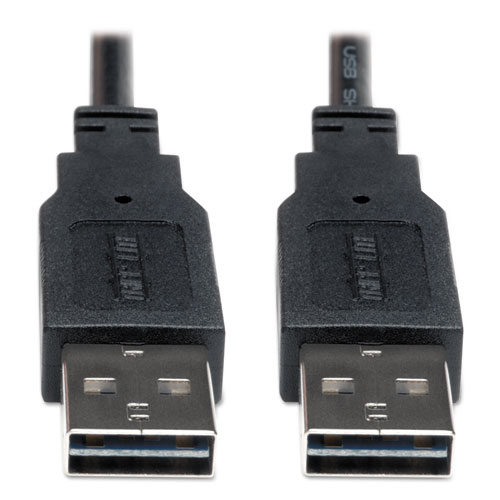 Picture of Universal Reversible USB 2.0 Cable, Reversible A to Reversible A (M/M), 6 ft.