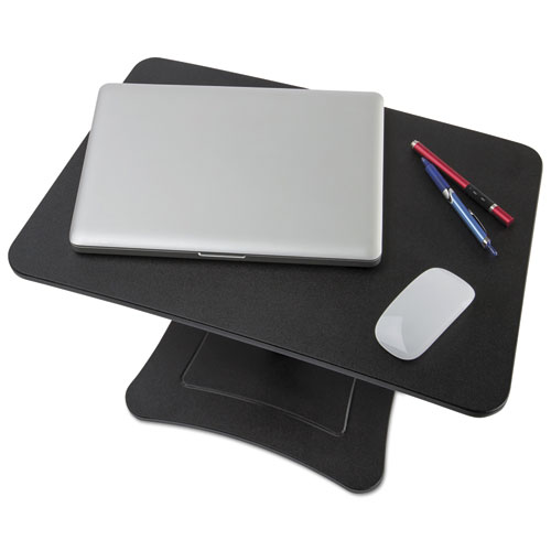 Picture of DC230 Adjustable Laptop Stand, 21" x 13" x 12" to 15.75", Black, Supports 20 lbs