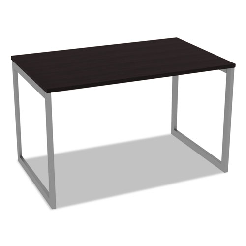 Picture of Alera Open Office Desk Series Adjustable O-Leg Desk Base, 47.25 to 70.78w x 29.5d x 28.5h, Silver