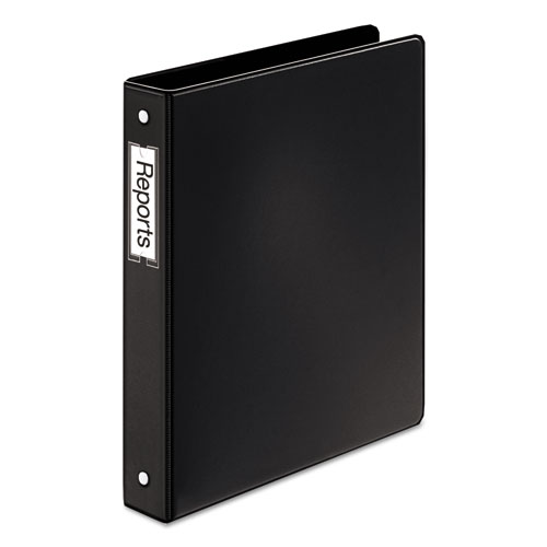 Picture of Premier Easy Open Locking Round Ring Binder, 3 Rings, 1" Capacity, 11 x 8.5, Black