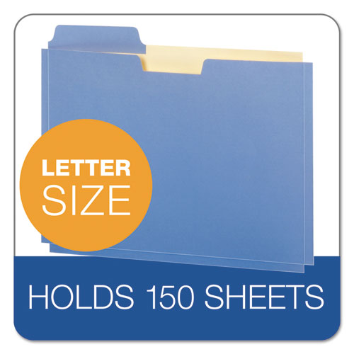 Picture of File Folder Pocket, 0.75" Expansion, Letter Size, Assorted Colors, 10/Pack