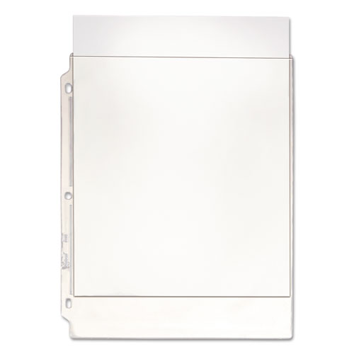 Picture of Top-Load Poly/Vinyl Three-Hole Sheet Protectors, Heavy Wt, Letter, 50/Box
