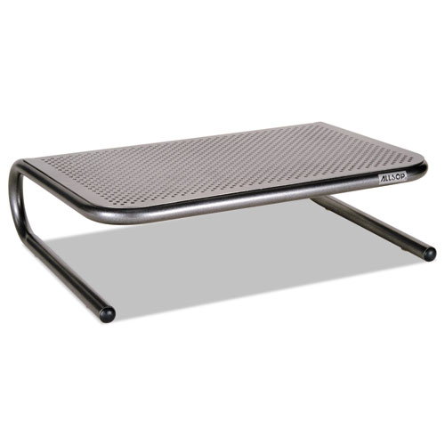 Picture of Metal Art Jr. Monitor Stand, 14.75" x 11" x 4.25", Pewter, Supports 40 lbs